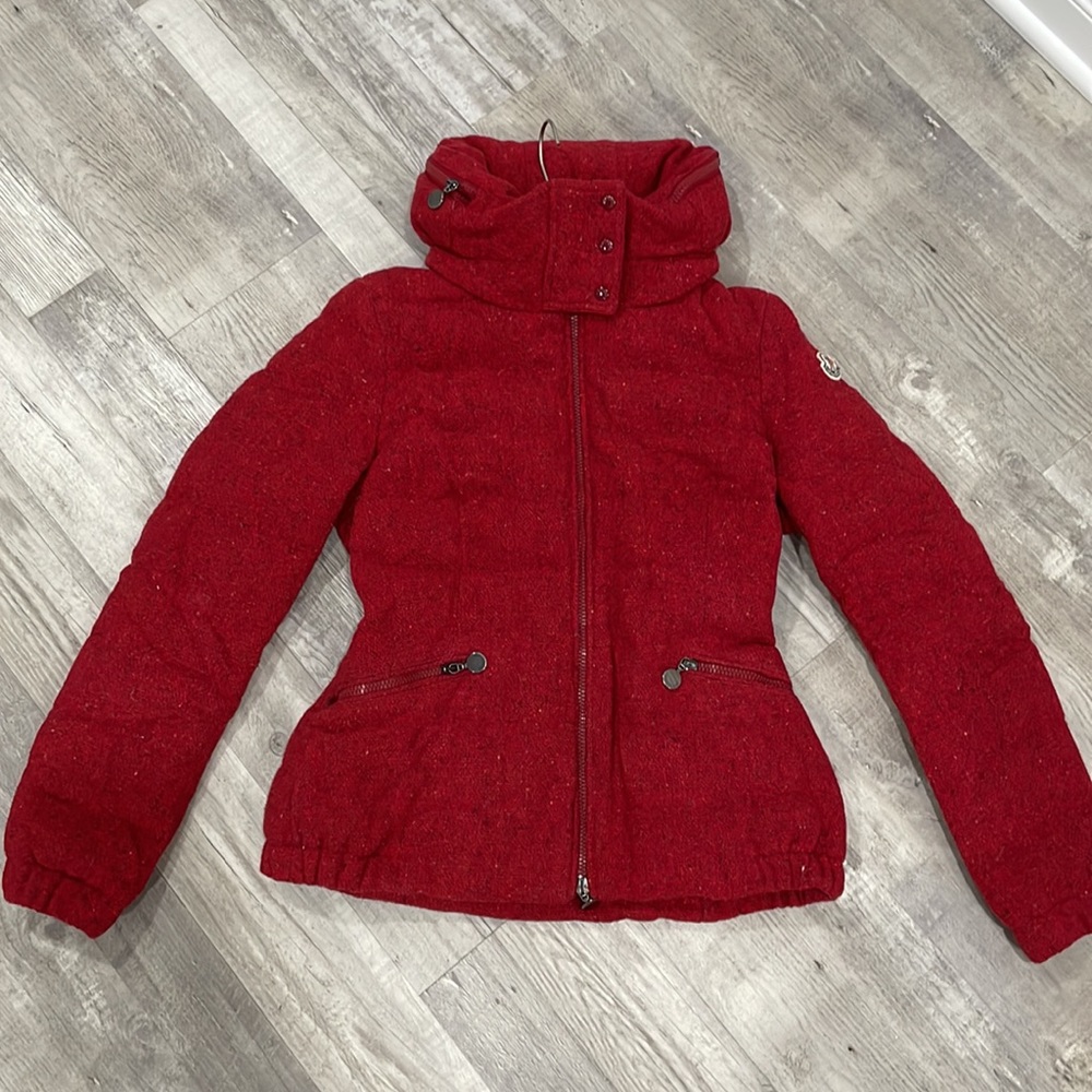 Moncler Authentic Tweed Down Puffer